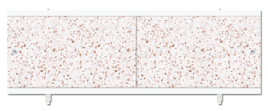 Экран под ванну МЕТАКАМ Кварт камешки беж 1,5 KVARst150