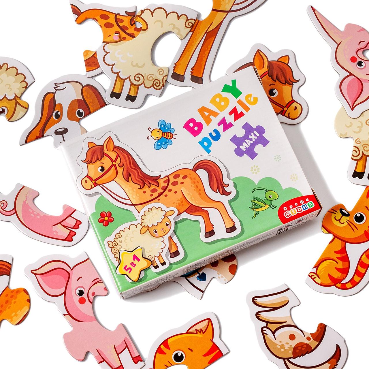 Baby Puzzle Макси-пазлы для самых маленьких «Домашние животные», 5 пазлов - фото 5 - id-p95857854