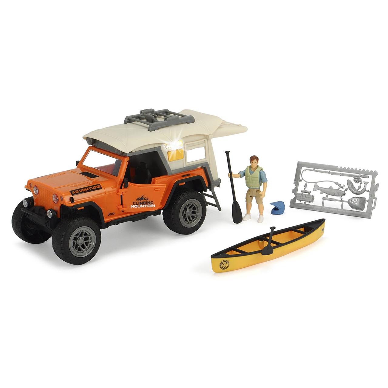 Dickie Toys PlayLife Игровой набор туриста Jeepster Commando, 22 см (свет, звук) - фото 1 - id-p95857901