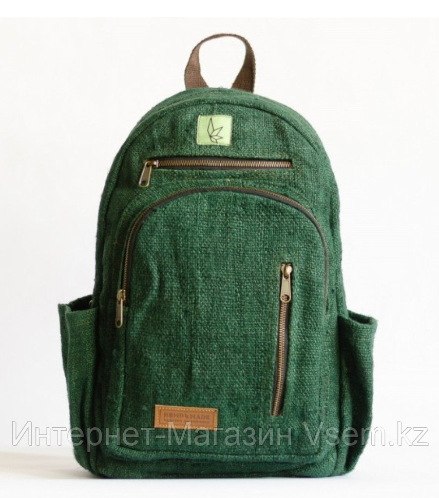 Рюкзак из конопли Патан (зеленый)