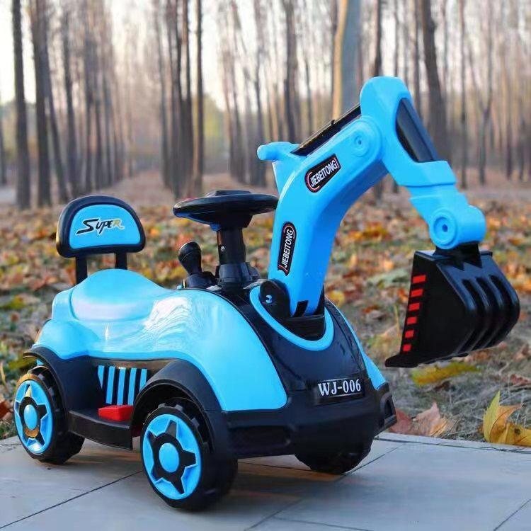 Детский электромобиль WG-006 Трактор синий, фото 1