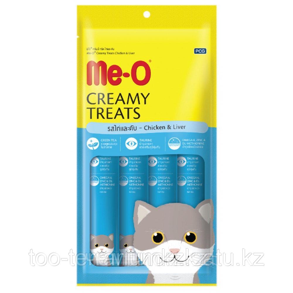 Me-O, кремовые лакомства для кошек с курицей - фото 1 - id-p95874983