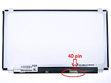 ЖК экран для ноутбука 15.6 LP156WH3 NT156WHM-N10 V8.0 15.6 slim 40 pin HD 1366x768  (уши вверх / вниз )