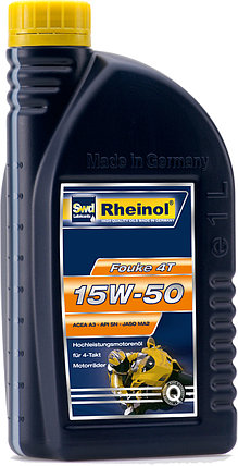 SwdRheinol Fouke 4T 15W-50 - Моторное масло для 4-х тактных двигателей мотоциклов, фото 2