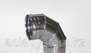 Отвод- колено дымохода для напольного котла, диаметр 130 мм - фото 1 - id-p95898588