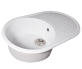 Кухонная мойка GranAlliance G-30,белый