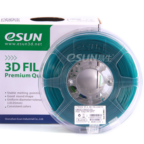 Картридж eSUN 3D Filament PLA+, 1.75 мм, 1кг, Green - фото 2 - id-p95913516