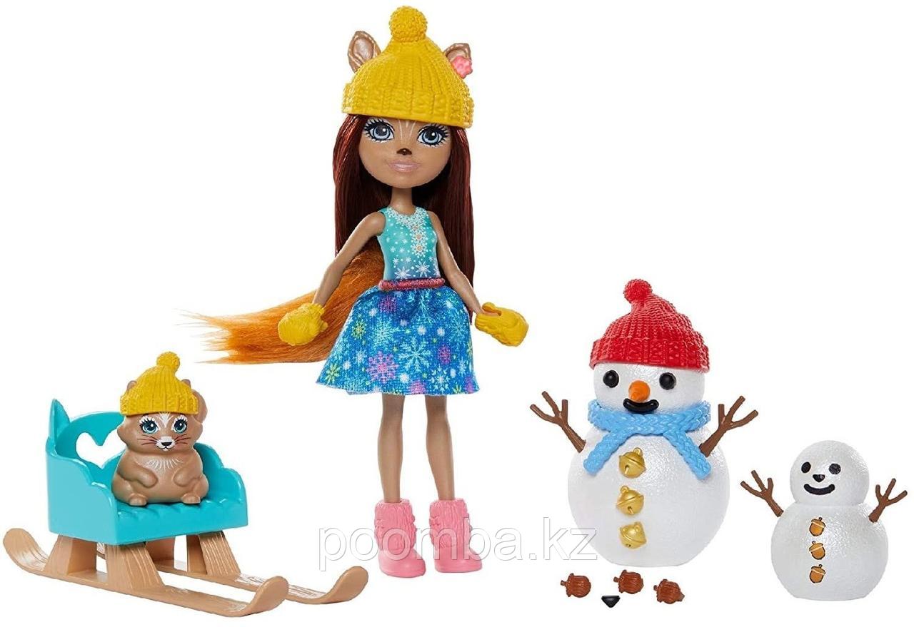 Кукла Enchantimals Встреча со снеговиком Энчантималс