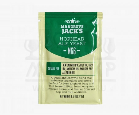 Пивные дрожжи Mangrove Jack's "Hophead Ale Yeast M66", 10,5 г