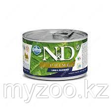 Фармина N&D Dog Prime Консервы ягненок и черника Adult mini140г