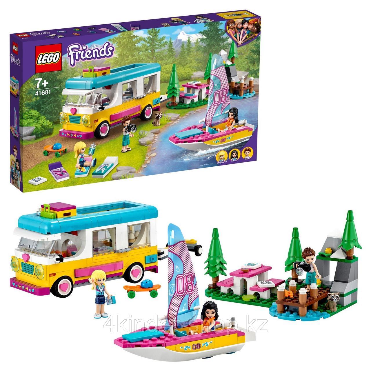 Конструктор LEGO Friends Лесной дом на колесах и парусная лодка 41681, фото 1