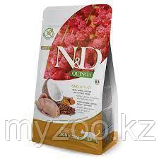 Фармина N&D Cat Quinoa Skin&coat перепел и киноа для здоровья кожи и шерсти, 1,5кг