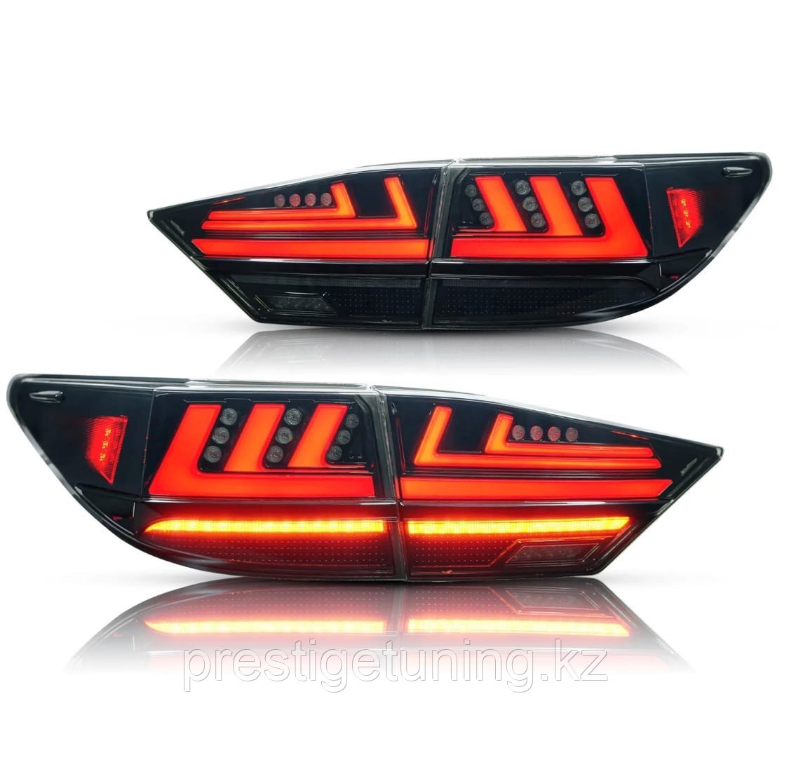 Задние фонари на Lexus ES 2012-18 дизайн 2021 (Дымчатые) - фото 2 - id-p95935308