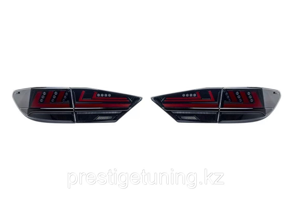 Задние фонари на Lexus ES 2012-18 дизайн 2021 (Дымчатые) - фото 4 - id-p95935308