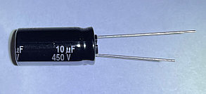 Электролитический конденсатор ELCAP 10mF 450V 105C 12.5X20 RADIAL