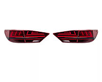 Lexus ES 2012-18 2021 дизайнындағы артқы шамдар (Қызыл)