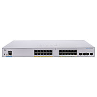 Коммутатор CBS350 Managed 24-port GE, PoE, 4x1G SFP