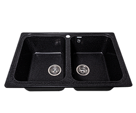 Кухонная мойка GranAlliance G-53,черный