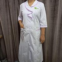 Халат с воланом