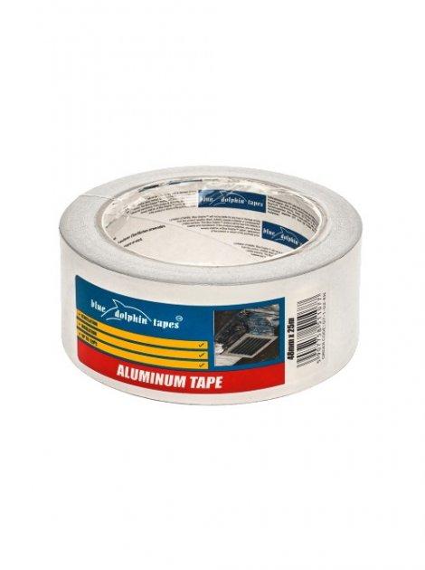 Алюминиевая клейкая лента Blue Dolphin Tape, 48 мм/25 м - фото 1 - id-p95937726