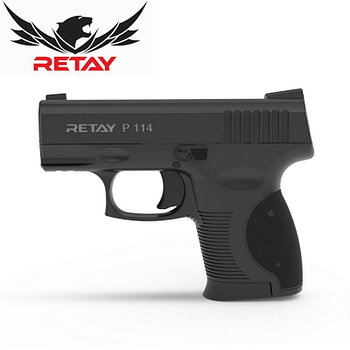 Пистолет сигнальный RETAY mod. P114, 9 мм (холостой), маг. 6 патронов, черный, пластик, полуавтомат