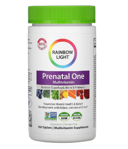 Rainbow Light, Prenatal One, мультивитамины для беременных, 150 таблеток - фото 1 - id-p95939809