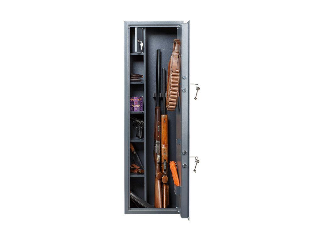 Оружейный сейф на 2 ствола AIKO ФИЛИН 32 с трейзером, с двумя ключевыми замками BORDER - фото 1 - id-p95940728
