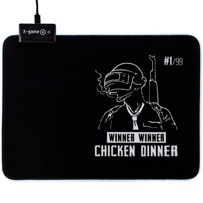 Коврик для мыши X-Game Chicken Dinner (Led),  черный