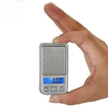 Весы миниатюрные ювелирные с высокой точностью взвешивания microScale в чехле {LCD дисплей с подсветкой} (200, фото 2