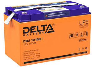 Аккумулятор Delta DTM 12100 I (12В, 100Ач)