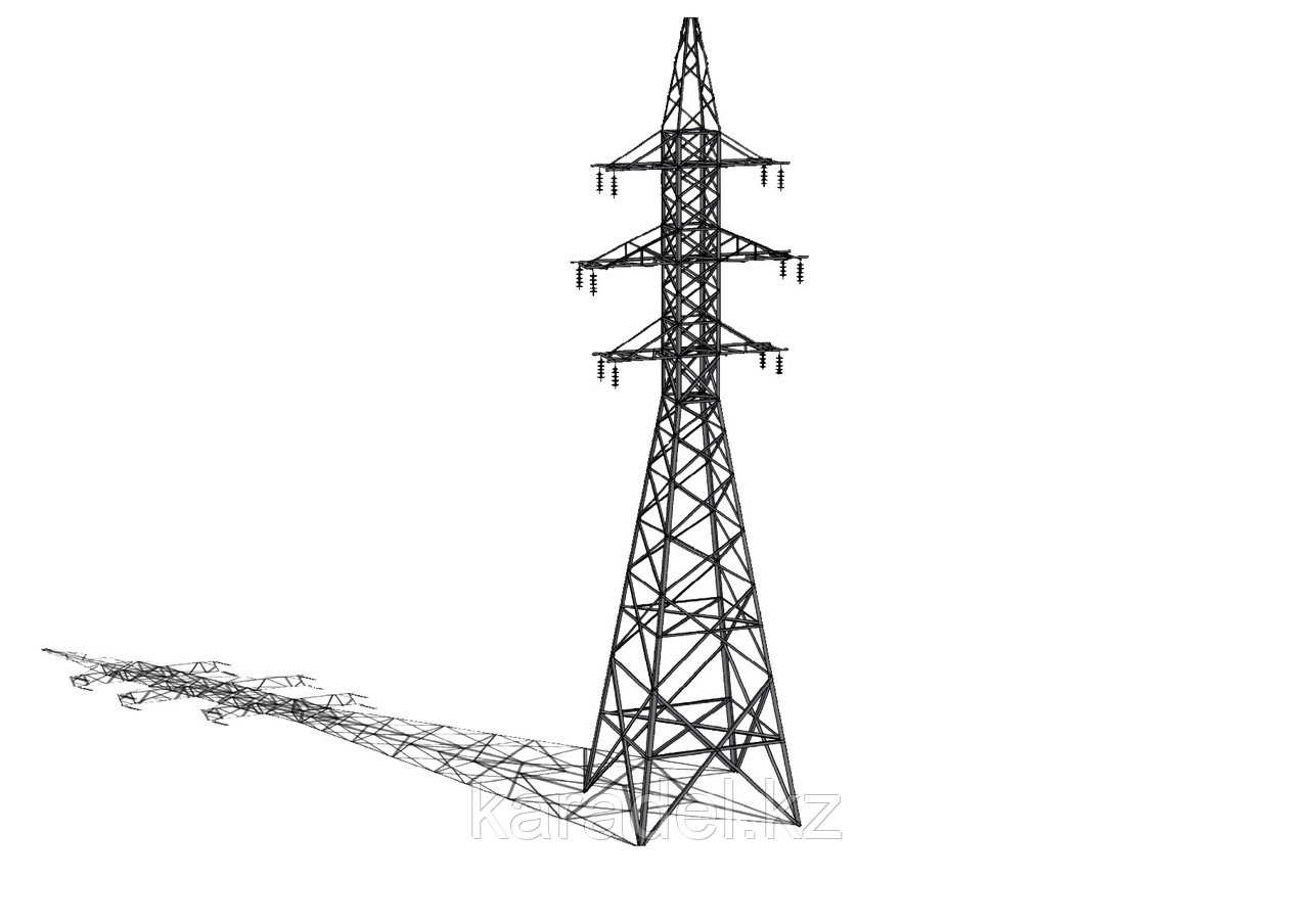 Стальные опоры ВЛ 110 кВ - опоры ЛЭП У110 - фото 1 - id-p95945780