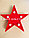 Светильник Звезда ночник красная звезда 17 x 17 см 5 ламп (на батарейках), фото 2