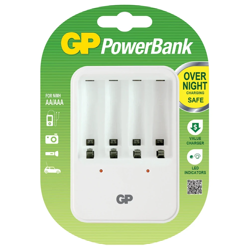 Зарядное устройство GP PB420GSC для аккумуляторов типа АА, ААА (без аккумуляторов в комплекте)