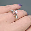 Сертификат IGI 1.47Ct VVS2/K, VG-Cut Золотое  кольцо с бриллиантом, фото 7