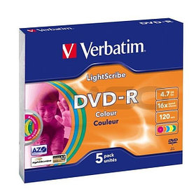 Verbatim DVD+R 4.7GB Lightscribe Colour