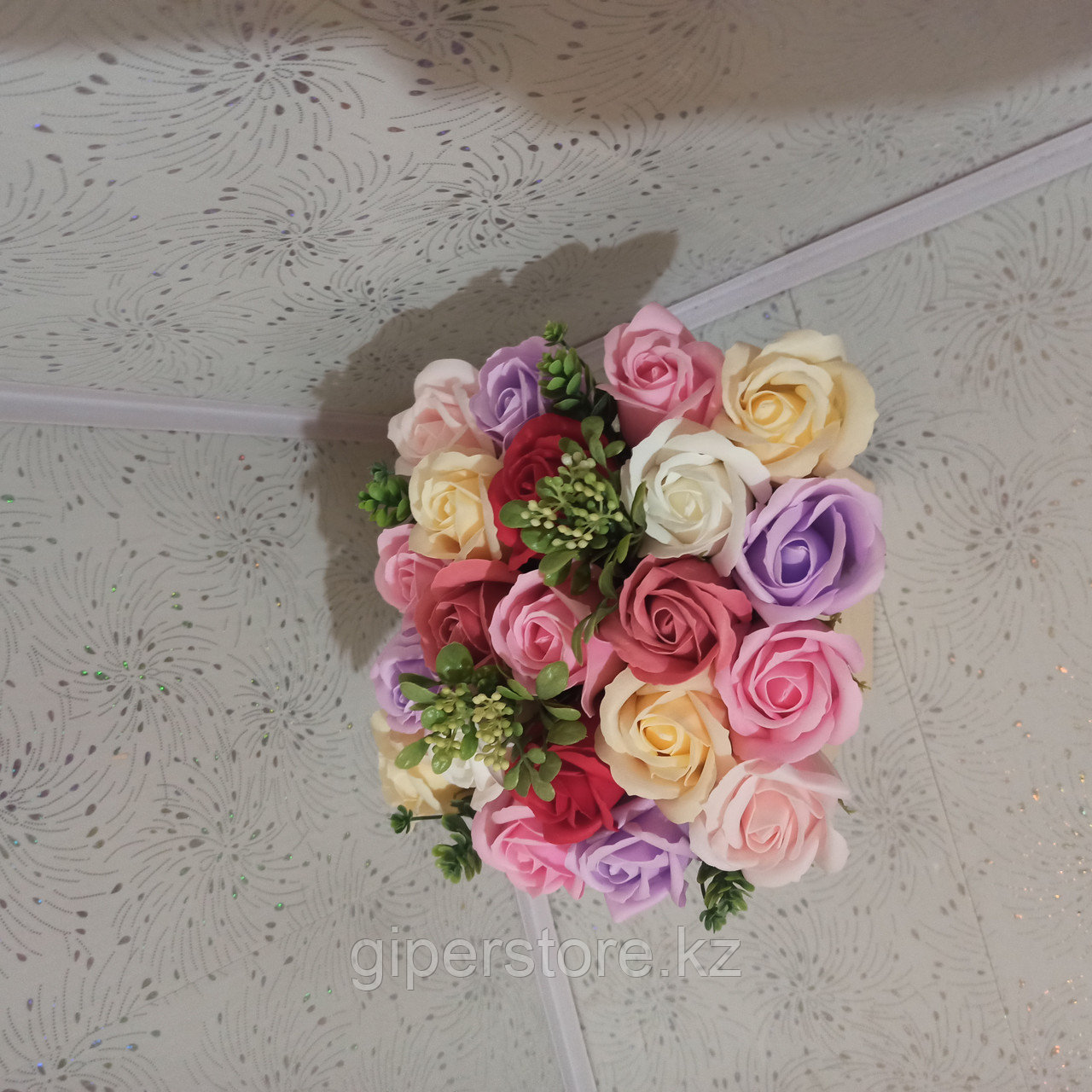 Мыльные розы, букет из 21шт.неувядаемых роз - фото 4 - id-p81516848