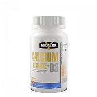 Maxler Calcium Citrate + D3, 60 таблеток