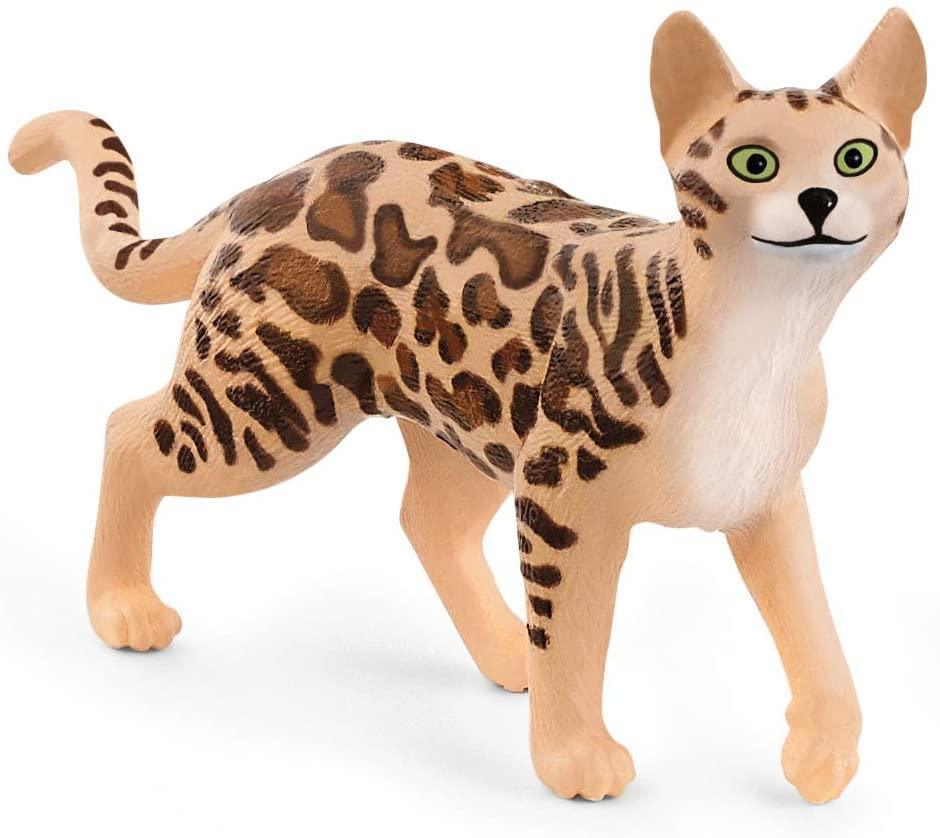 Schleich Фигурка Бенгальская кошка, 7 см.