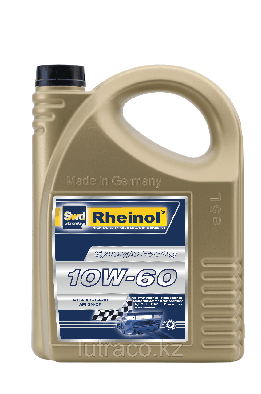 SwdRheinol Synergie Racing 10W-60  - Синтетическое  моторное масло 5 литров