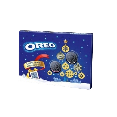 Новогодний подарок Печенье с какао Oreo 456г, фото 2