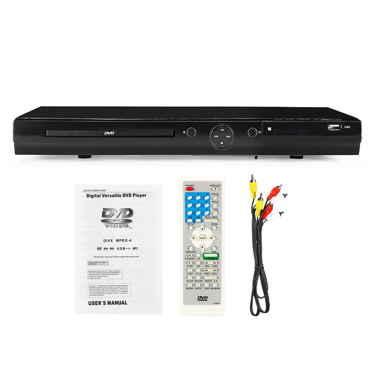 Стационарный DVD плеер, модель LG DV390A - фото 4 - id-p95965338