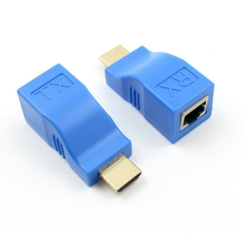 Переходник-удлинитель HDMI по витой паре (RJ45) до 20м - фото 3 - id-p95965370