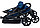 Прогулочная коляска Tomix Bliss V2 Dark blue+Black, фото 4