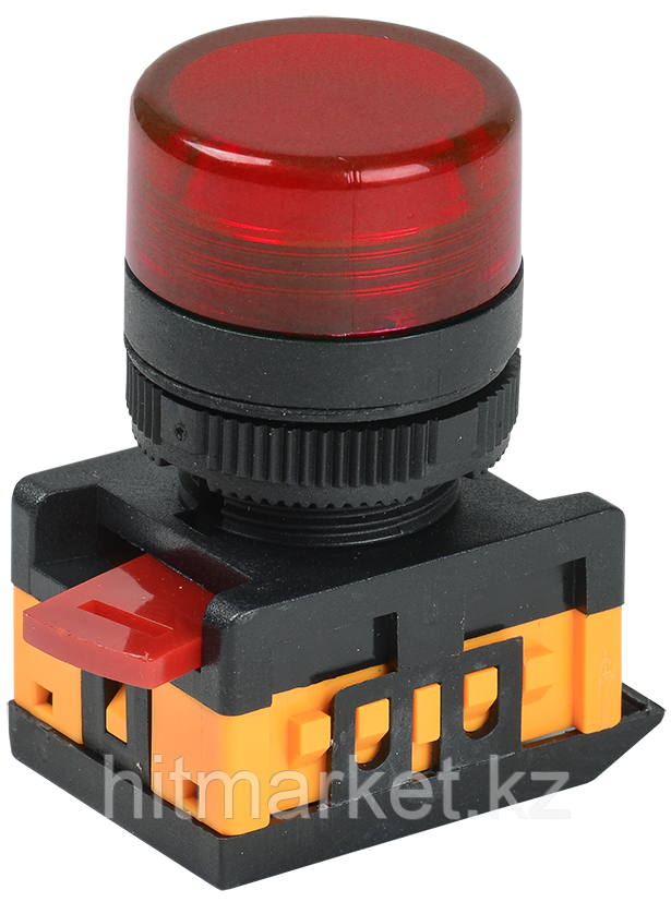 Лампа AL-22TE сигнальная d22мм красный неон/240В цилиндр ИЭК - фото 1 - id-p95966330