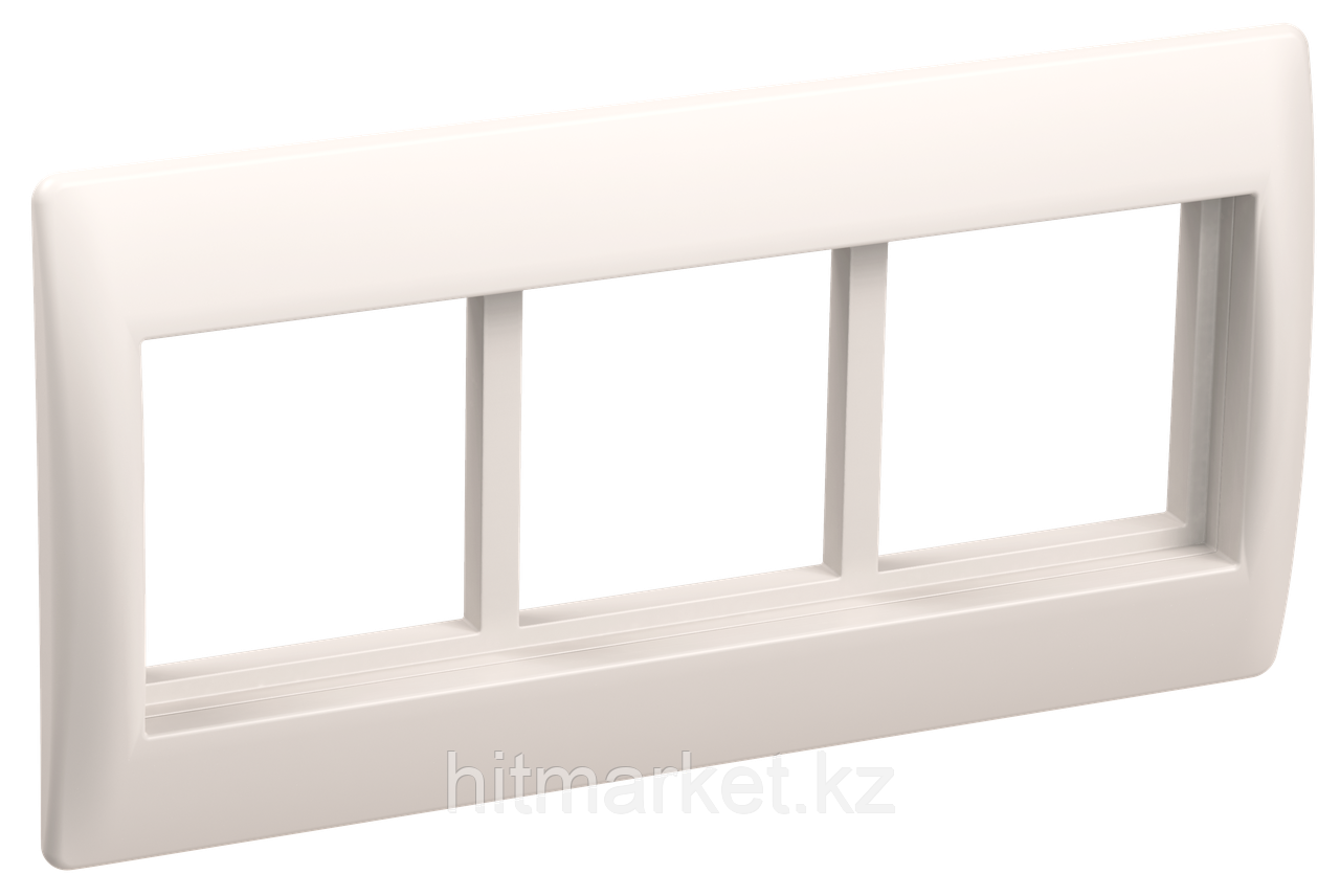 Рамка и суппорт для К.К. "Праймер" на 6 модулей, 75 мм белый IEK - фото 1 - id-p95966420
