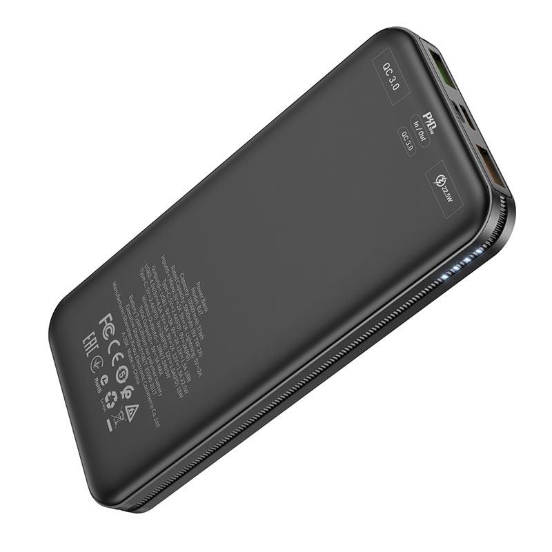 Power Bank внешний аккумулятор на 10000mAh с беспроводной зарядкой, BOROFONE BJ7 - фото 4 - id-p95968448