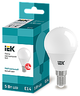 Лампа LED G45 шар 230В IEK светодиодная ( шарик ) ИЭК