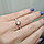 Золотое  кольцо с бриллиантами 0.35Ct VVS1/J, EX-Cut, фото 9