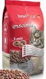Bewi-Cat 1кг Crocinis С добавлением курицы, индейки и морской рыбы полнорационный корм для взрослых кошек