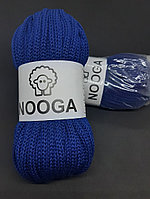 Шерстяной шнур (Пряжа) для вязания NOOGA (Нуга) Королевский синий